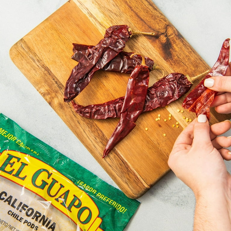 El Guapo Whole California Chili Pods, Dried Mexican Peppers,