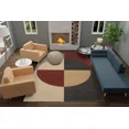 thumbnail image 3 of Geometric rug, Hand tufted wool area rug, 5x8 Bed, Living room carpet, 3 of 10