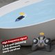 thumbnail image 5 of Mini barco RC de alta velocidad de 2,4 GHz con control remoto eléctrico a prueba de agua con luz LED, 5 of 7