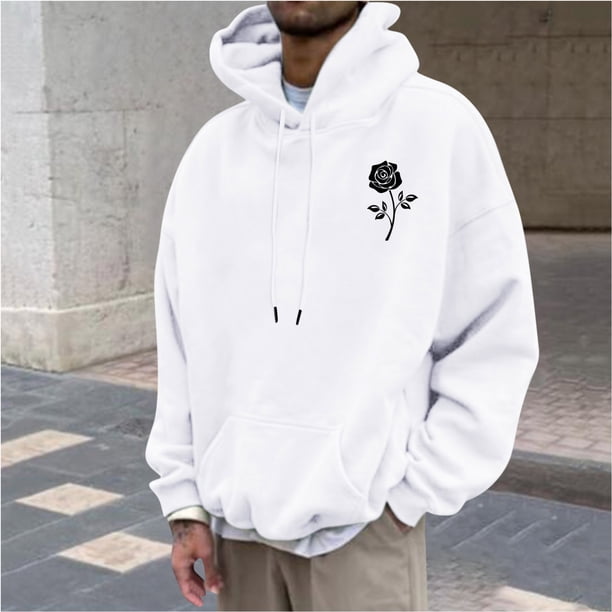 Sudadera con capucha para hombre, sudadera con capucha con letras estampadas, jersey de manga larga, sudadera con capucha para hombre, abrigo de poliéster