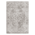 thumbnail image 3 of ReaLife Machine Washable Rug - Stain Resistant, Non-Shed - Eco-Friendly, Padded, Family & Pet Friendly - Made from Premium Recycled Fibers - Vintage Bohemian Medallion - Beige Ivory, 3' x 5', 3 of 13