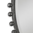 thumbnail image 4 of Uttermost 09691-Taza Taza 32" Circular Beveled Framed Accent Mirror - Black, 4 of 10