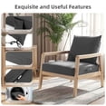 thumbnail image 5 of Biotree Outdoor Seat Cushions for Chairs,Waterproof Fade-Resistant Patio Furniture Replacement Cushions with Removable Cover,Gray, 5 of 9