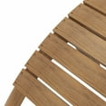thumbnail image 3 of Outdoor Adirondack Chair Folding Ottoman, Teak, 3 of 10