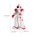 thumbnail image 4 of Graflsoa Robot Interactif Contrôlé par Gestes avec Fonctions Chant, Danse et Programmables – Batterie Rechargeable, Lumières LED et Évitement d'Obstacles pour Enfants (Rouge), 4 of 6