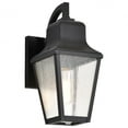 thumbnail image 5 of Nuvo Lighting Lawrence 1 Light Small Wall Lantern Matte Black with Clear Seeded Glass, 5 of 20