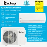 Ktaxon 12000BTU Wifi Enabled 21SEER2 115V Smart Split Type Inverter Air Conditioners with Heating Function