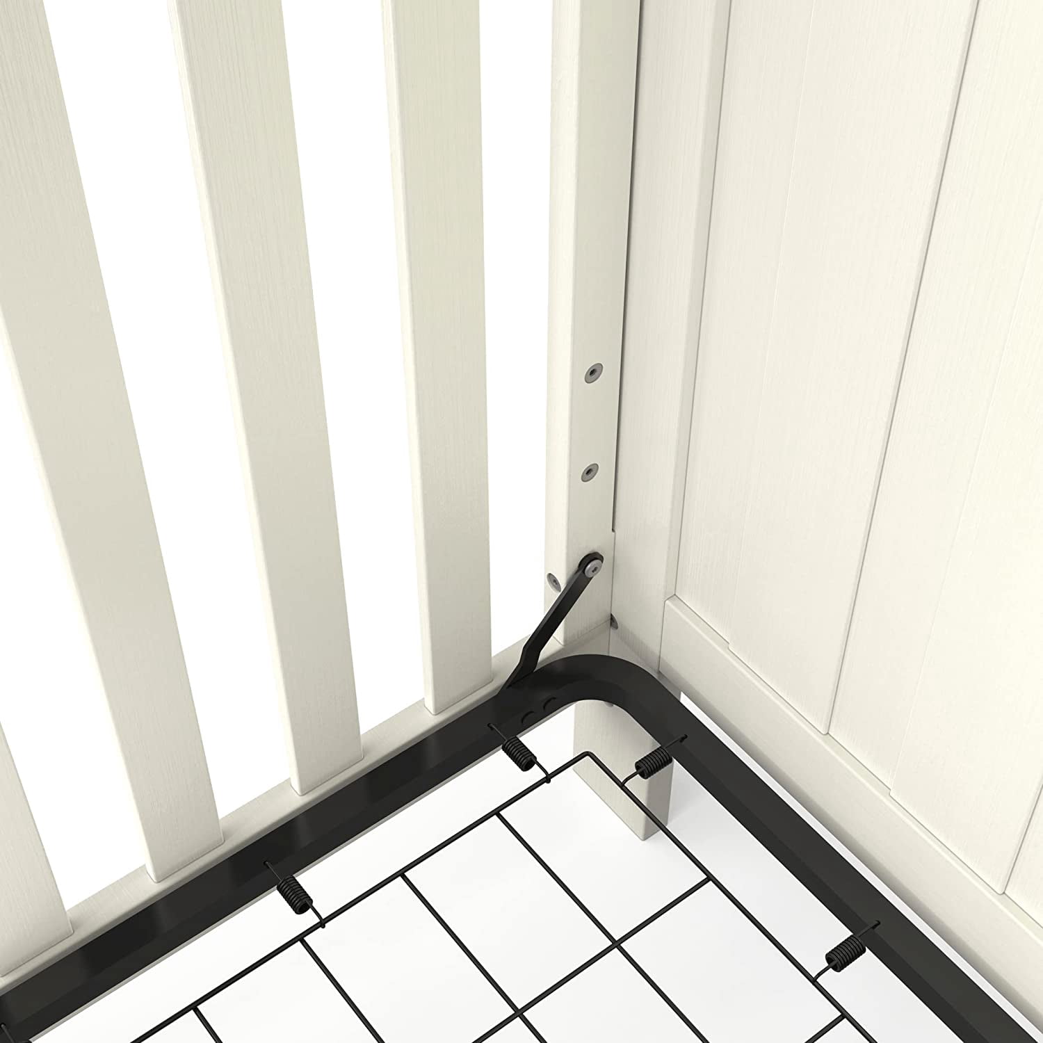 Child Craft Calder 4-in-1 Convertible Crib, Brushed Cotton White