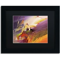 Trademark Fine Art "Midnight" Canvas Art by Ricardo Tapia, Black Matte, Black Frame
