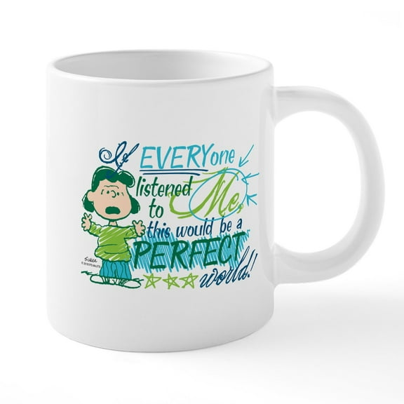 CafePress - Lucys Perfect World - 20 Oz White Ceramic Mega Mug