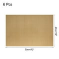 thumbnail image 2 of 6 Pcs Heat Resistance Oven Liners,  Non-Stick Oven Liner,Brown, 2 of 6