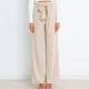 thumbnail image 1 of ICHUANYI Clearance Women's Solid Color High-waist Loose Women's Wide Leg Pants(Beige, M) ICHUANYI WER2023080805277, 1 of 7