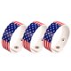 thumbnail image 1 of 3 unids Creative American Flag Bracelet Women PU Pulsera Pulsera Joyería Charm, 1 of 7
