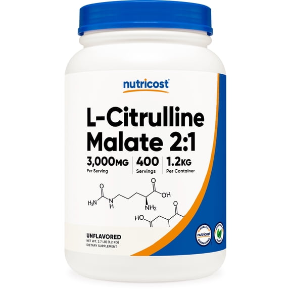 Nutricost L-Citrulline Malate Supplement Powder (2:1) 1.2KG