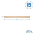 thumbnail image 5 of Wood Paint Stick 18 inch, Pack of 25 Paint Stir Sticks, Jumbo Craft Sticks, Unfinished Wooden Sticks for Garden Markers, by Woodpeckers, 5 of 6
