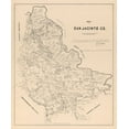 thumbnail image 2 of Walsh 20x23 White Modern Wood Framed Museum Art Print Titled - San Jacinto County Texas - Walsh 1879, 2 of 4