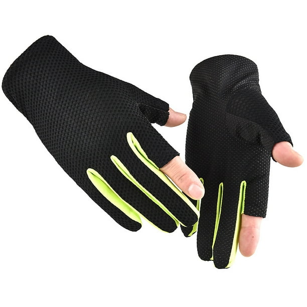 Gloves Breathable Outdoor Sports Breathable Thin Mesh Cloth Driving Riding Thin  Anti-uv Protection Gloves 