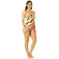 thumbnail image 3 of Anne Cole Women's Shirred Printed One-Piece Swimsuit (12, Multi), 3 of 4