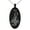 Black, variant on Stainless Steel Nautical Anchor Lighthouse Engraved Small Oval Charm Pendant Necklace