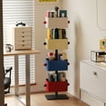 thumbnail image 6 of YIYADO Box bookshelf bedside shelf living room side table placement shelf home children's corner placement shelf simple colored bedroom iron magazine rack, 6 of 6