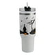 thumbnail image 1 of Termo Alto Doble Pared Asa y Popote, Ambient21, Jack y Sally, Capacidad 1. 2 L, Blanco, 1 of 7