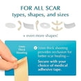 thumbnail image 5 of Advanced Silicone Scar Treatment Sheets for OLD, NEW Scars, Surgery, Keloids, C-Section, Burns, by NewGel Plus by MyNew Gel, 1" x 6" Sheet (2 Count) - CLEAR, 5 of 6