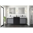 thumbnail image 2 of Lexora Home Zilara 80" Double Marble Top Bathroom Vanity with Mirror and Faucet, 2 of 16