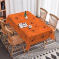 thumbnail image 3 of Tchckioa Spider Web Tablecloth,Halloween Party 60x70 Inch Waterproof Table Cover for Restaurant Decor,Orange, 3 of 6