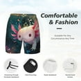 thumbnail image 3 of Fotbe Whimsical Axolotl Fantasy Traje de Baño para Hombre – Shorts de Natación de Secado Rápido con Forro y Bolsillos-XX-Large, 3 of 6