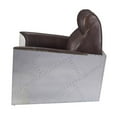 thumbnail image 3 of ACME Brancaster Accent Chair in Espresso and Aluminum, 3 of 5