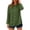 Army Green, variant on VBVC Women's Cotton-Linen Collared Tunic Top , Ladies' Long Sleeve Button Down Blouse , Loose Fit Pleated Shirts For Women,Army Green,S-2XL