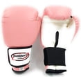 thumbnail image 6 of Woldorf USA Pink Boxing Gloves for Men and Women Heavy Essential Gel Boxing Punching Bag Gloves Kickboxing Sparring MMA Muay Thai Training Gloves Vinyl 10oz, 6 of 6