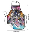 thumbnail image 6 of Mobile Suit Gundam Adjustable Bib Apron, Waterdrop Resistant Aprons with 2 Pockets Cooking Kitchen Aprons for Women Men Chef, 6 of 8