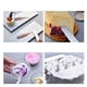 thumbnail image 4 of 1pc Cake Cream Spatula 6 Inch 8 Inch 10 Inch Wooden Handle Stainless Steel Straight Kiss Curved Kiss Spatula Deformation Scraper Baking Tool, 4 of 5