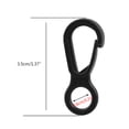 thumbnail image 6 of 10pcs Plastic Snap Clip Hook Camping Carabiner Buckle Outdoor Tent Accessories Multifunction Snap Hook Camping Equipment, 6 of 10