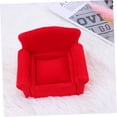 thumbnail image 3 of EXHUMKY 1Pc Red Jewelry Organizer Box Practical and Stylish Watch Storage Container for Personal Use, 3 of 8
