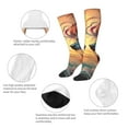 thumbnail image 3 of Balery Colorful Wave Dragon Head Calcetines novedosos Calcetines deportivos Calcetines hasta la rodilla Calcetines de algodón Calcetines originales y geniales, 3 of 6