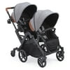 Contours Curve Double Stroller, 6-wheel Design, Easy Navigation, Multiple Seating Configurations