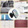 thumbnail image 5 of 4 Pcs Cabinet Handle Drawer Pulls Airplane Pattern Knobs with Screws Square Furniture Office Cabinet Knob Decoration, 5 of 7