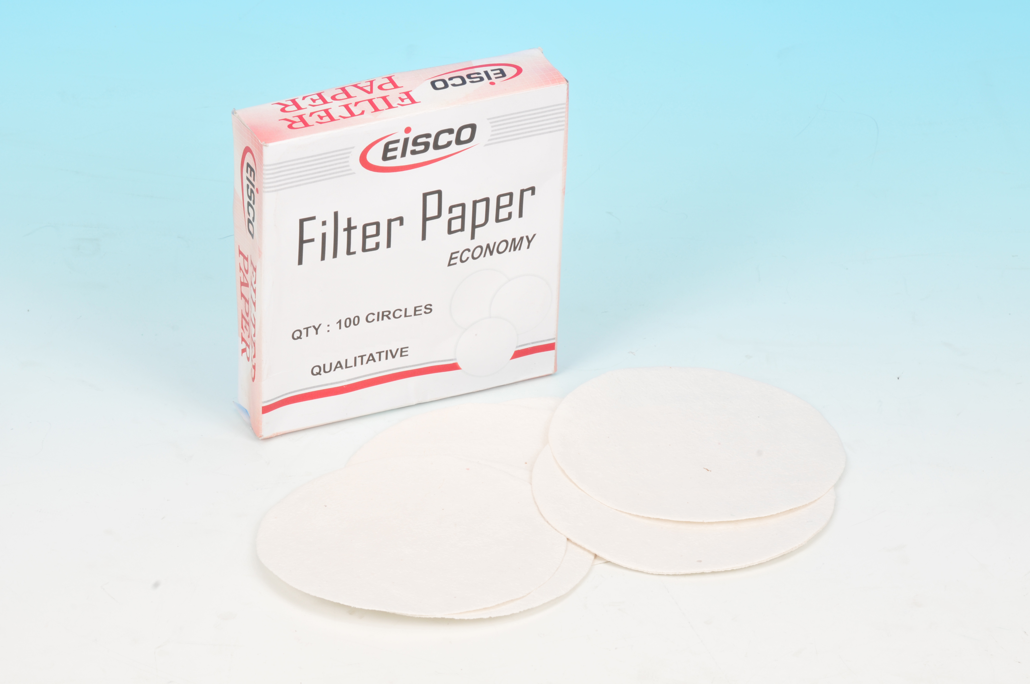 Eisco Labs Qualitative Filter Paper, 18cm, Pack of 100
