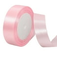 thumbnail image 1 of HJQEQVD Solid Satin Ribbon 25 Yards Roll for Wedding Details Sewing Projects Gift Wrapping Invitation Embellishments and Crafting Projects Etc Clearance, 1 of 9