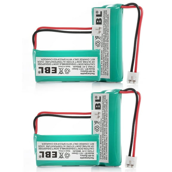 EBL 4-Pack 900mAh 2.4V Replacement Battery for Uniden BT-1011, BT-101, BT-8001, DCX400 Series T/Lucent 3101 Home Cordless Phone