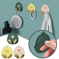 thumbnail image 1 of Xihbxyly Gancho para Baño Sin Rastro, Adhesivo Resistente para Un Montaje Seguro, Diseño Resistente a La Humedad y con Capacidad de Carga, Multiusos En Cocina y Baño, Fácil Acceso para Cables, Tamaño, 1 of 7