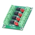 thumbnail image 3 of 4 Channel Optocoupler Isolation Board, Strong Anti Interference Voltage Converter Adapter Module  For Optical Isolation, 3 of 8
