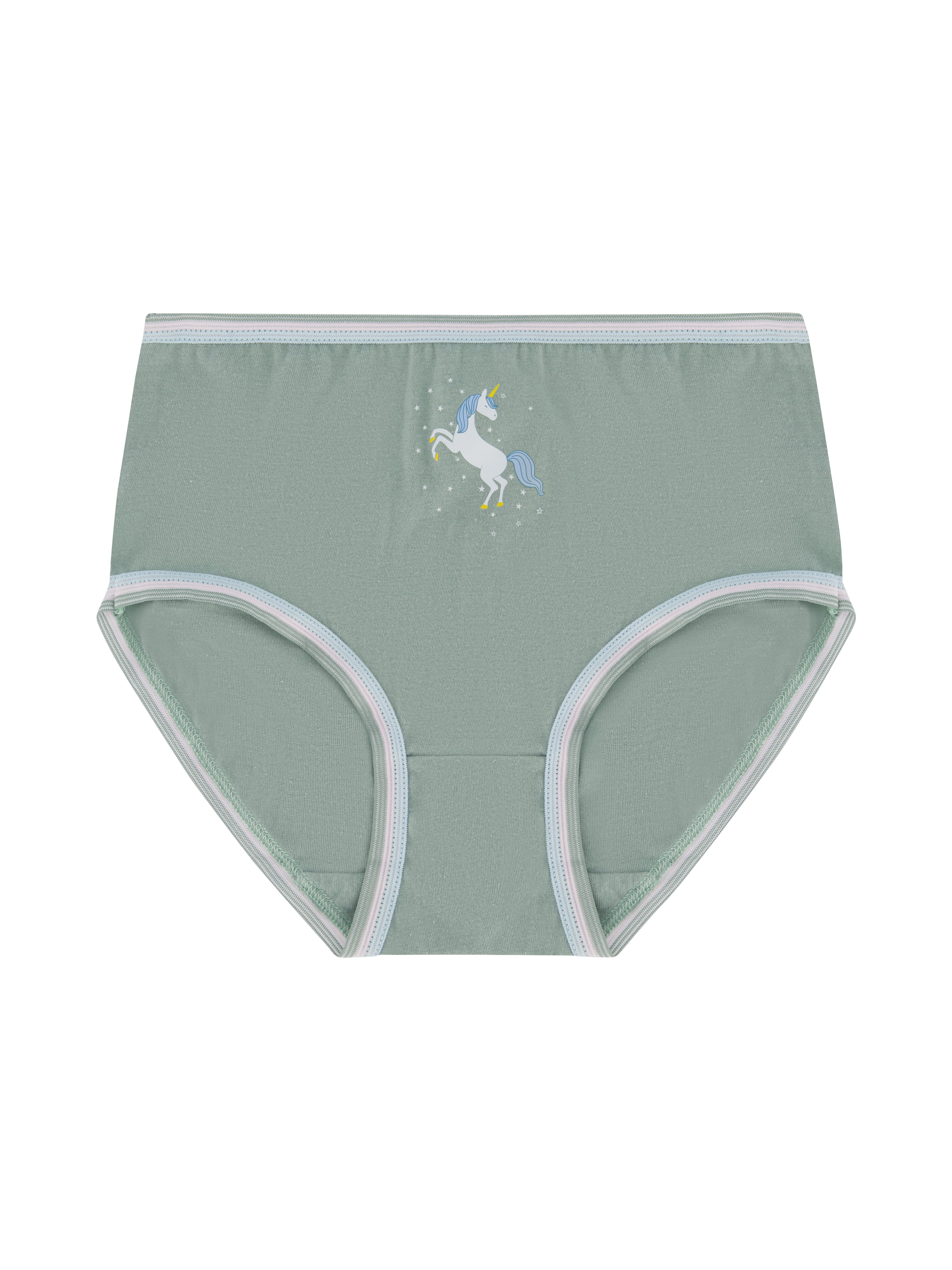 Wonder Nation Girls Cotton Brief Underwear, 10-Pack, Sizes 4-18 & Plus