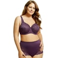thumbnail image 2 of ELILA Dark Plum Stretch Lace Softcup Bra, US 44DDD/F, UK 34E, NWOT, 2 of 4