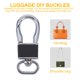 thumbnail image 3 of Moluckfu 5Ud Clip Para Llaves Y Bolsa En Metal Plateado Con Seguro Giratorio, 3 of 6