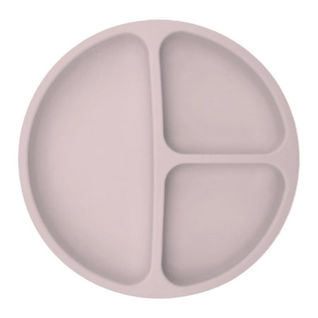 

Sorrowso Baby Toddler Silicone Plate BPA-Free Silicone Sucker Divided Plate Mat Non Slip Bowl Infants Self Feeding Bowl