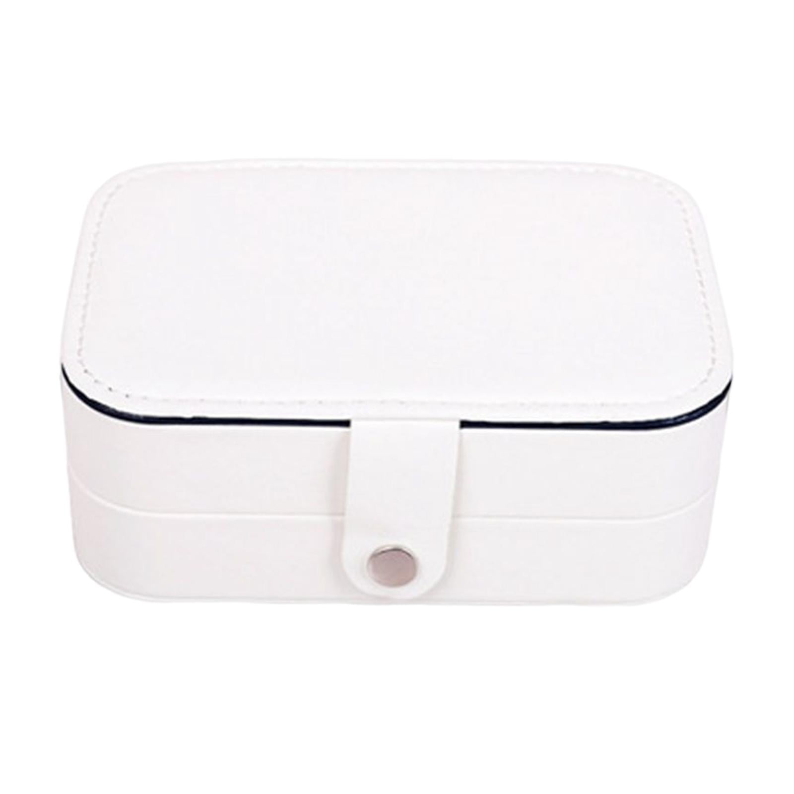 FVDPWYE Jewelry Box Large Capacity Storage Box for Jewelry Storage Necklace Girls Women White