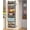 Black, variant on Over the Door Pantry Organizer, 10-Tier Over the Door Organizer with Adjustable Basket, Pantry Door Organization for Pantry Kitchen Storage Room Spice Rack, White